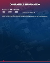 Módulo Bomba Combustível Elétrica KAX FG1728 para Hyundai Sonata 3.3L (2009-2010) - imagem 5