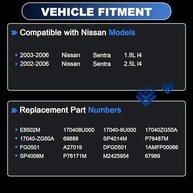 Bomba de Combustível Completa para Nissan Sentra 2002-2006 1.8L/2.5L - E8502M - imagem 3