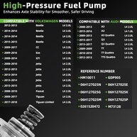 Bomba de Combustível Alta Pressão 0261520472: Jetta, Passat, GTI, Audi A3, Q3, TT - Desempenho e Confiabilidade - imagem 3