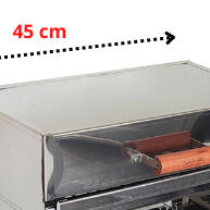 Churrasqueira Inox Portátil com 2 Grelhas e Tampa a Bafo – Ideal para Famílias e Comerciantes - imagem 2