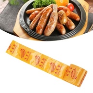 Invólucros de salsicha não comestíveis de plástico, revestimentos resistentes a altas temperaturas para presunto, salsichas e muito mais, perfeitos para fazer linguiça seca defumada - imagem 4