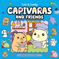 Livro de Colorir Adulto Cute & Comfy: Capivaras e Amigos para Relaxar - imagem 2