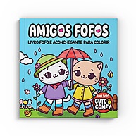 Colorir para Adultos: Kit Relaxante Cute & Comfy - imagem 2