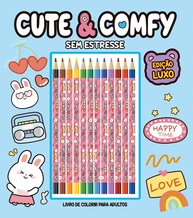 Cute & Comfy Sem Estresse Edição de Luxo: 12 Lápis de Cor para Relaxar - imagem 1