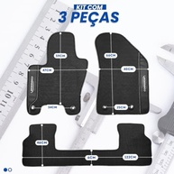 Conjunto de Tapetes Emborrachados Premium para Commander 2022-2025: Proteção e Estilo para Seu Veículo - imagem 3
