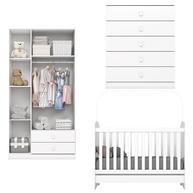 Quarto de Bebê Completo: Berço 3 em 1 + Cômoda - imagem 2