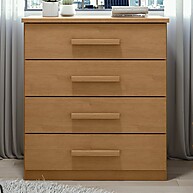 Cômoda 4 Gavetas Amêndoa: Organize com Estilo! - imagem 1