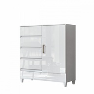 Cômoda 4 Gavetas Branco New: Organize com Estilo! - imagem 1
