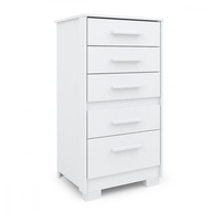 Cômoda 5 Gavetas Branca: Organize com Estilo! - imagem 1