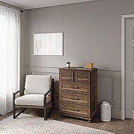 Cômoda 5 Gavetas Manaus Imbuia Natural: Organize seu Quarto com Estilo - imagem 1