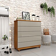 Cômoda 5 Gavetas Premium: Organize com Estilo! - imagem 1