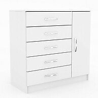 Cômoda 5 Gavetas Zurique: Organize com Estilo! - imagem 1