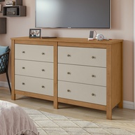 Cômoda 6 Gavetas Maggiore New: Organização e Estilo no Quarto - imagem 1