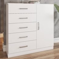 Cômoda Angra 5 Gavetas: Organize com Estilo! - imagem 1