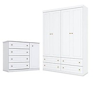 Cômoda e Guarda Roupa Infantil Mississipi: Organize com Estilo! - imagem 1