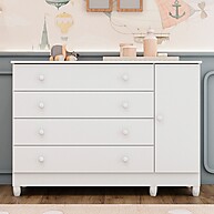 Cômoda Fraldário Taís: Organize e Troque Seu Bebê! - imagem 1