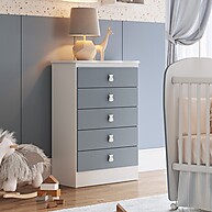 Cômoda Infantil 5 Gavetas: Organize com Estilo! - imagem 1