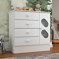 Cômoda Infantil Branca: Organize com Estilo! - imagem 1