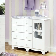 Cômoda Infantil Peroba: 4 Gavetas e Design Moderno - imagem 1