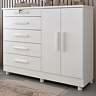 Cômoda Istambul 5 Gavetas: Organize com Estilo! - imagem 1
