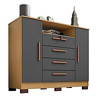 Cômoda Madri 4 Gavetas: Elegância e Espaço para Organizar - imagem 1