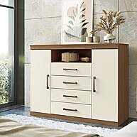Cômoda Master Jatoba/Areia: Organize Seu Quarto! - imagem 1