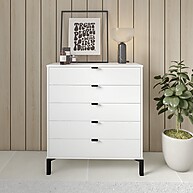 Cômoda Queens 5 Gavetas: Organize com Estilo! - imagem 1