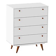 Cômoda Retrô Plus 4 Gavetas: Organize com Estilo! - imagem 1