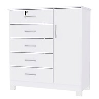 Cômoda Verona: 5 Gavetas e Chave – 99x92x42cm - imagem 1