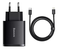 Carregador Baseus Compact Quick Charger 30W 2U+C: Potência e Portabilidade para Seus Dispositivos - imagem 2