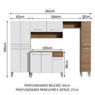 Cozinha Madesa Emilly: Completa e Compacta! - imagem 2