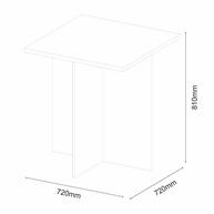 Sala de Jantar Berlim: 4 Banquetas + Mesa Compacta - imagem 2