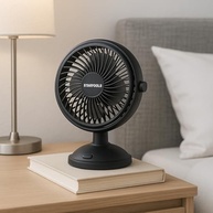 Mini Ventilador de Mesa USB Portátil com Fluxo de Ar Silencioso e Design Compacto - imagem 5