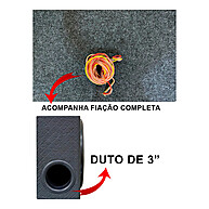 Caixa Trio Slim: Som Potente p/ Carro Compacto - imagem 2