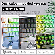 Teclado Mecânico Redragon KS82-B: RGB, Hot-Swap e Compacto - imagem 2