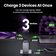 compacto-e-rapido-100w-ugreen-gan-carregador