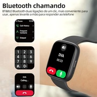 Smartwatch Rosa com Alexa, IP68, Chamada Bluetooth e Modo Esportivo - Seu Companheiro Ideal! - imagem 3