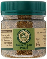Companhia das Ervas Tempero Para Peixes Companhia Das Ervas Pote Pet 80G - imagem 2
