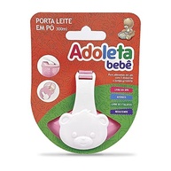Adoleta Bebê Porta-Leite em Pó Rosa Translúcido com Bico Dosador e 3 Compartimentos - imagem 5