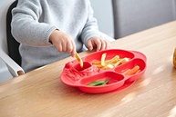 Prato com Divisória e Sucção 4 Compartimentos - Leão Marcus e Marcus, Silicone Seguro e Educativo - imagem 3