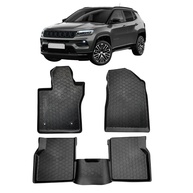 Tapete Bandeja Borracha Jeep Compass 2016-2024: Proteção Completa e Estilo - imagem 1