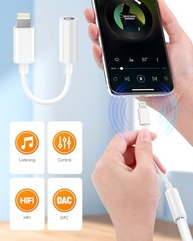 Adaptador Lightning para P2 (3.5mm) Apple MFi - Som Hi-Fi e Compatibilidade Total - imagem 4