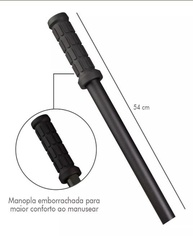 Cavalete Central Estribo Universal Aço Carbono Preto - Compatível 125/150/160cc - imagem 2
