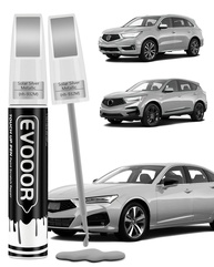 Tinta de Retoque Metálica Prata Solar NH-932M - Compatível Acura Exact Match 2 em 1 com Microaplicadores - imagem 1