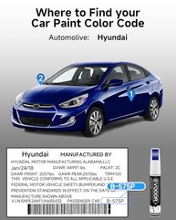 Tinta de Retoque Still Night Pearl (B-575P) Compatível Honda - Caneta 2 em 1 para Reparos de Lascas e Arranhões - imagem 4