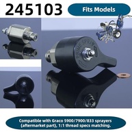 Kit Válvula Pulverização 245103 Prime - Compatível com Sprayers 5900, 7900, 833 | Substituto Profissional para Máquinas de Pintura sem Ar - imagem 5
