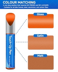 Tinta de Retoque para Bicicleta Amber Glow Satin (#FF6E25) - Compatível com Giant Exact Match para Reparos Profissionais - imagem 3
