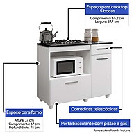 Balcão Violeta + Cooktop 5 Bocas: Cozinha Completa! - imagem 2