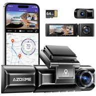 AZDOME M550: Câmera Veicular 3 Canais 4K com WiFi, GPS e Visão Noturna - Segurança Completa! - imagem 1