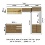 Cozinha Madesa Acordes 270cm: Planejada e Completa! - imagem 2